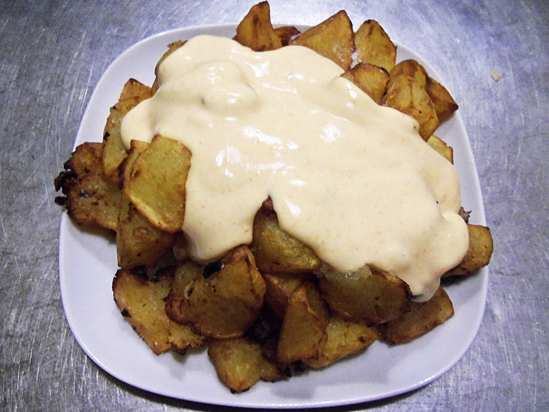 Patatas con mayonesa
